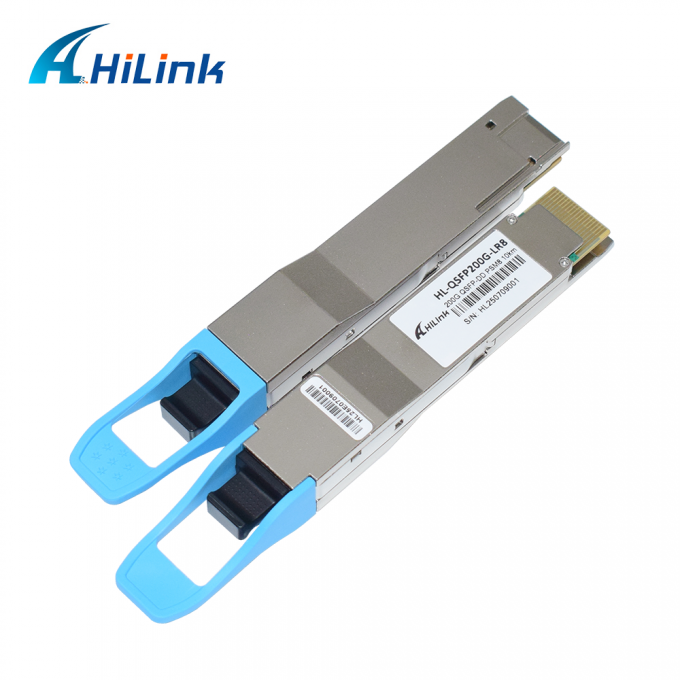 10KM 1310nm MPO16 APC 8度DOM オプティカルトランシーバー 200G QSFP DD LR8 PSM8 波長距離 0