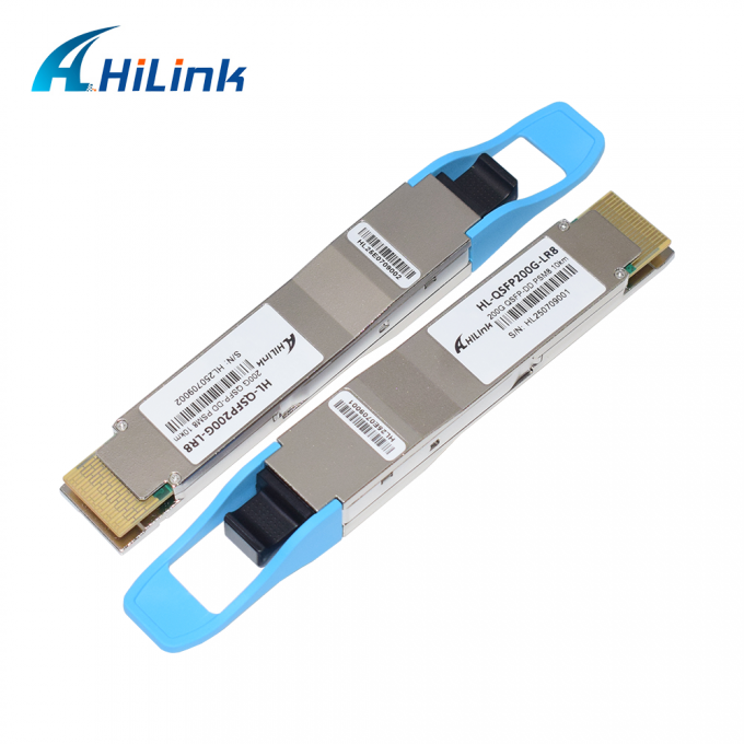 10KM 1310nm MPO16 APC 8度DOM オプティカルトランシーバー 200G QSFP DD LR8 PSM8 波長距離 1