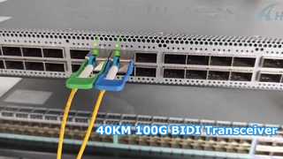 100G QSFP28 BIDI トランシーバー 40KM のテスト