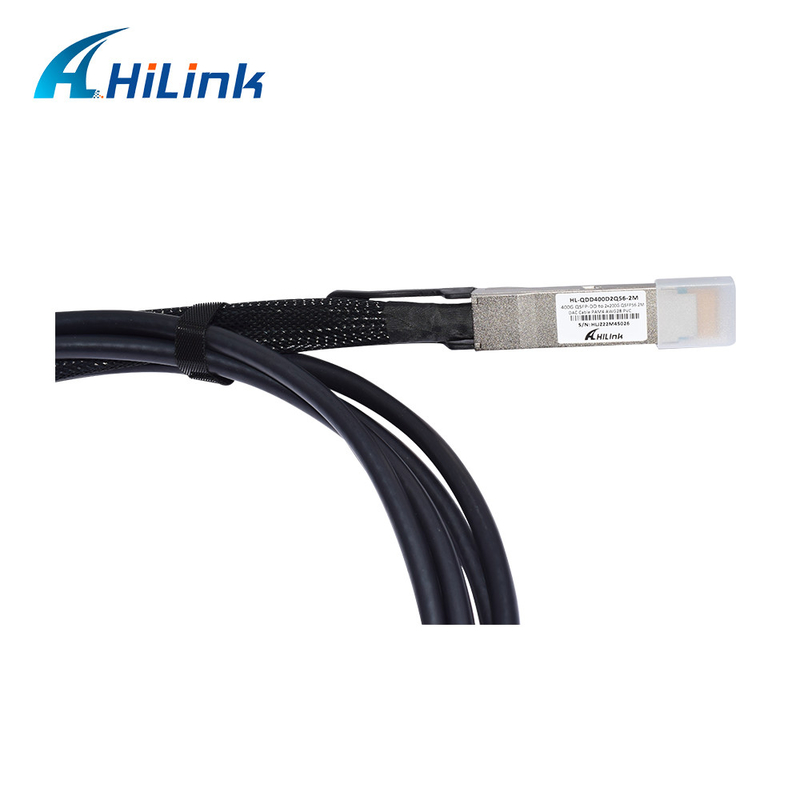 QSFP-DDのブレイクアウトDACの2*QSFP56 PAM4 200G 0.5Mに3Mへの直接付加の銅ケーブル