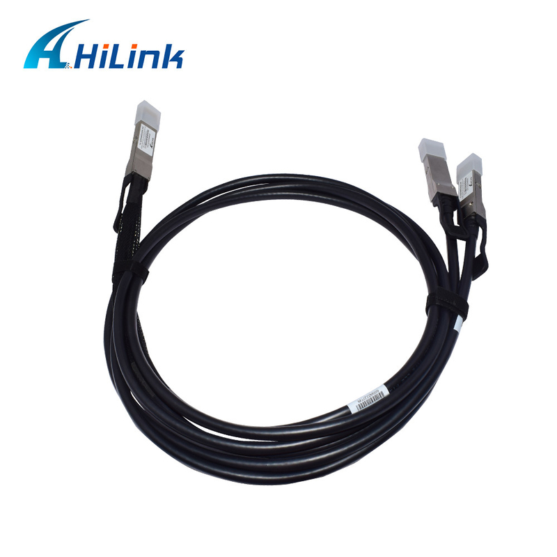 QSFP-DDのブレイクアウトDACの2*QSFP56 PAM4 200G 0.5Mに3Mへの直接付加の銅ケーブル