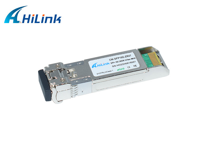 10G 5Gデータ センタのための1610nm ZRへの二重繊維SFP+モジュールの波長1470nm 80km LC