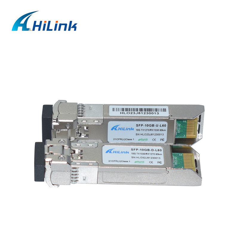 10G 60KM SFP+のトランシーバー モジュールBIDI 60KM SFP+ 10G-ER4-60KM SMF 1270nm/1330nm