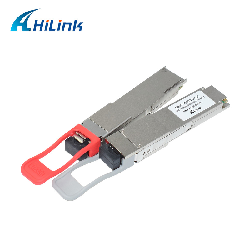 100GBASE - BX20光学トランシーバー モジュールQSFP28 4x25Gb/S LAN WDM 1280nm 1310nm 20km LCの単信