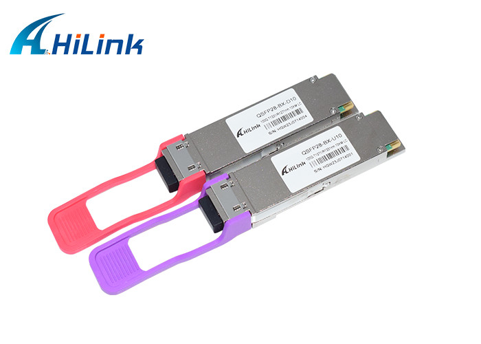 単一モードの光学トランシーバー100G QSFP28 PAM4 10km LR1 BIDI 1271/1331nm EML+PIN