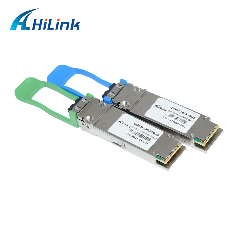 100GBASE-ER BIDI 40KM シンプレックス LC 1304/1309nm EML+APD QSFP28-BX-D40トランシーバー