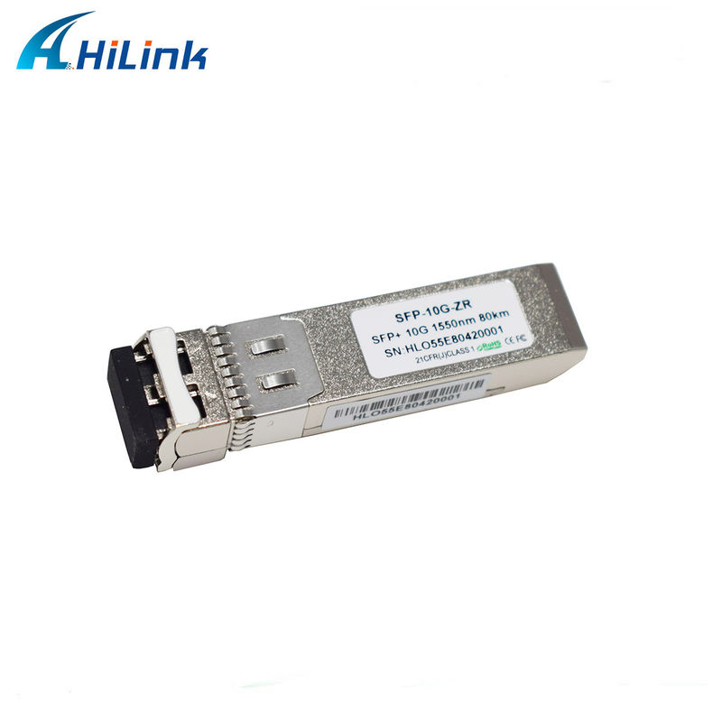 80KM 距離 SFP 10G SMF 1550nm ZR デュプレックス LC DDM オプティカルモジュール