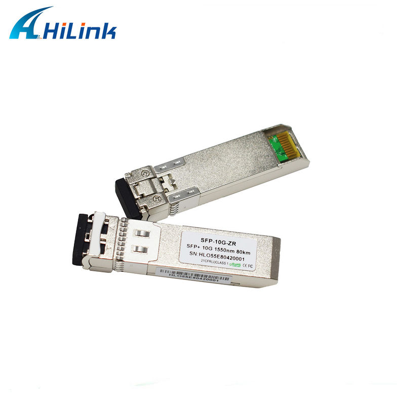 80KM 距離 SFP 10G SMF 1550nm ZR デュプレックス LC DDM オプティカルモジュール