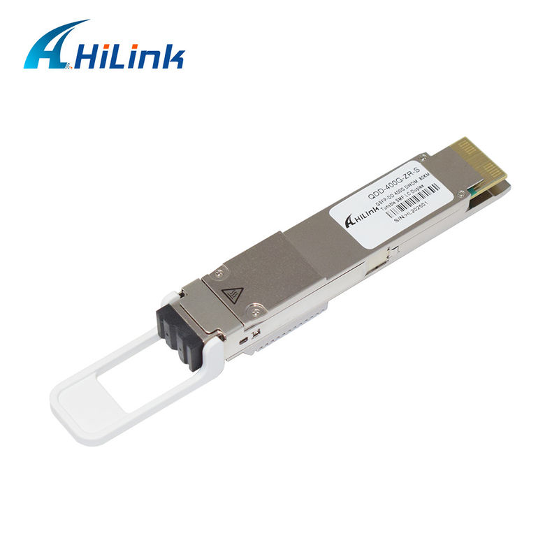 QSFP DD 400GBASE DWDM ZR 80KM トランシーバーモジュール QDD-400G-ZR-S DWDM 調節可能 SMF LC DOM