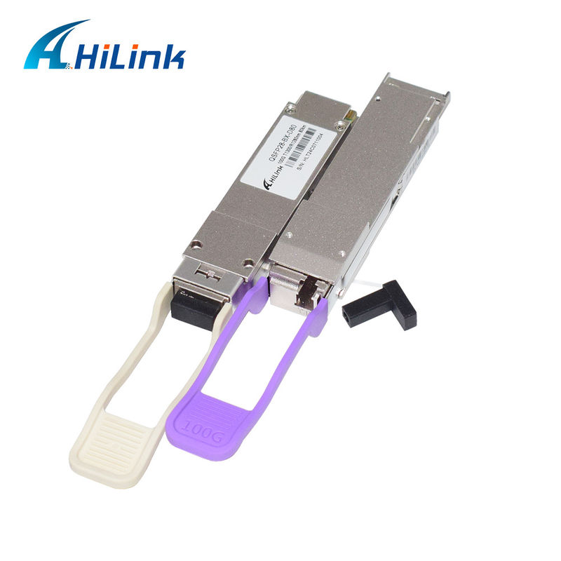 QSFP28 BIDI 100G ZR QSFP28 80km 1280/1300nm 100GBASE-BX80 QSFP28 モジュール 80km LC