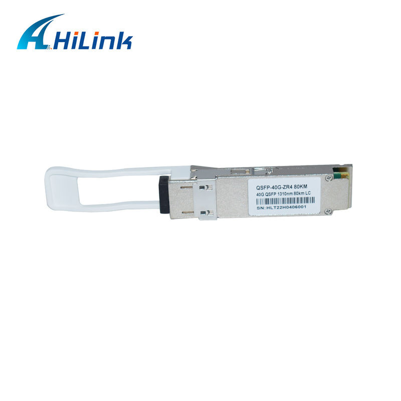 40G 80KM QSFP+ EML+APD LWDM 1295-1304NM LCコネクタ 商業温度トランシーバーモジュール
