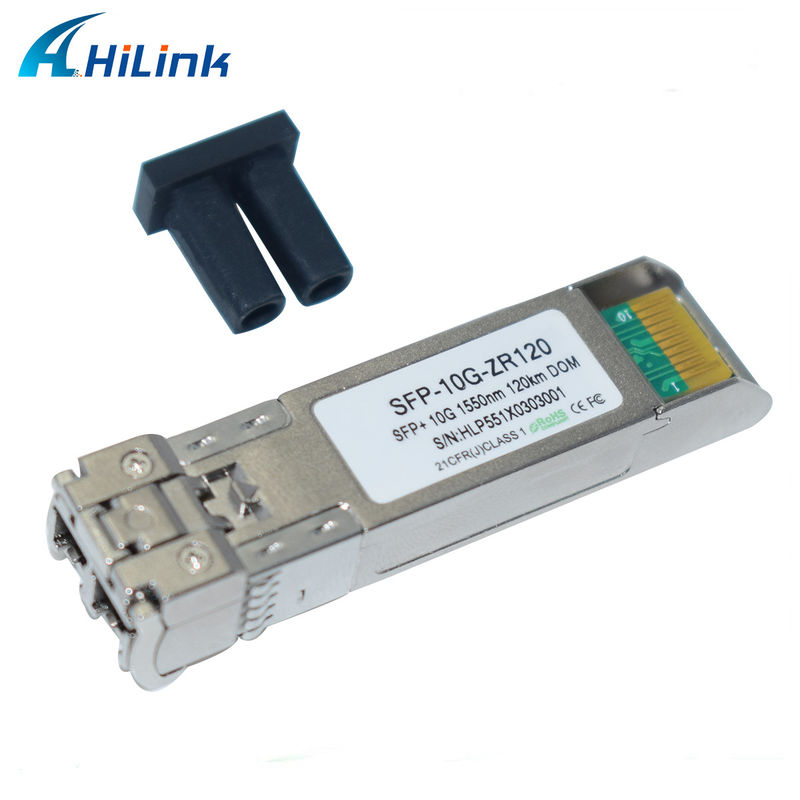 ヒリリンク 10G ベース SFP+ ZR 120KM 1550NM 光ファイバー光学機器 光受信機モジュール 互換性
