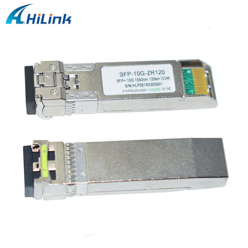 ヒリリンク 10G ベース SFP+ ZR 120KM 1550NM 光ファイバー光学機器 光受信機モジュール 互換性