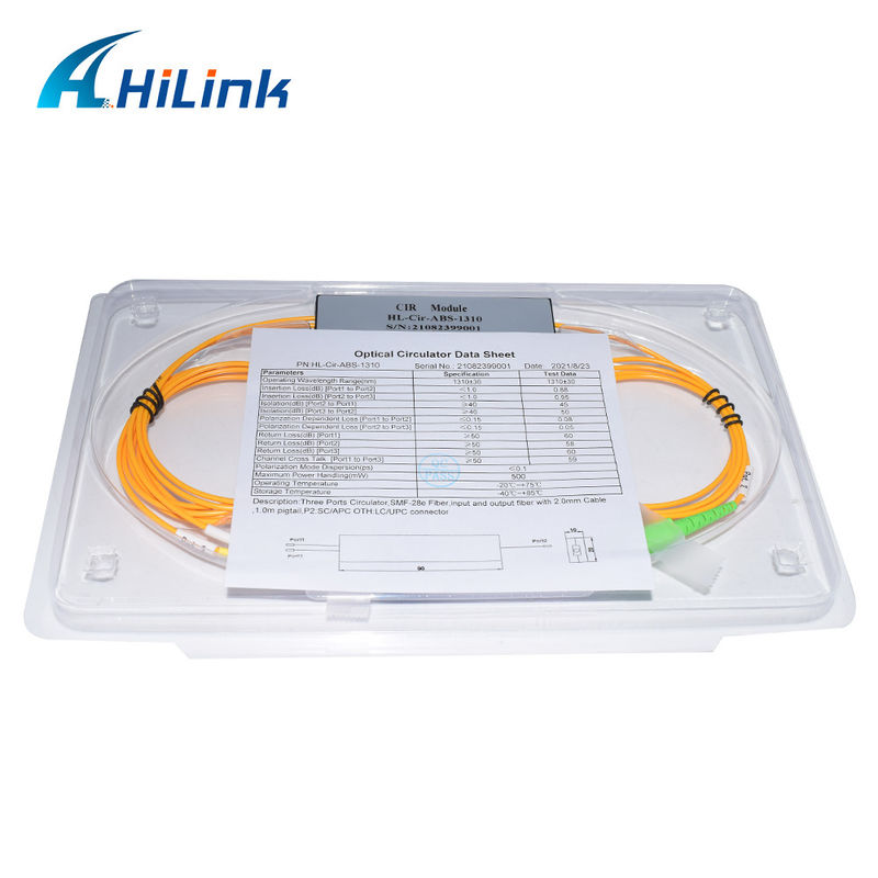 ABSボックス 3ポート循環器,ポート1&ポート3-LC/UPC,ポート2-SC/APC 1310nm/1550nm/1610nm
