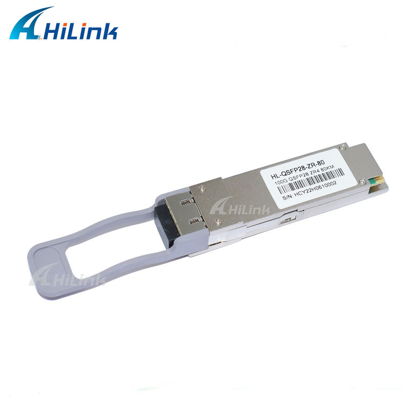LCコネクタ SOAピン 光ファイバトランシーバ 良好な通信ネットワーキング製品 QSFP28 ZR4 80KM LWDM4 1295-1304NM