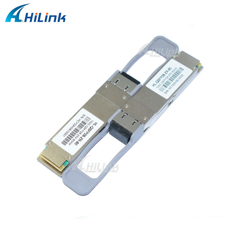 LCコネクタ SOAピン 光ファイバトランシーバ 良好な通信ネットワーキング製品 QSFP28 ZR4 80KM LWDM4 1295-1304NM