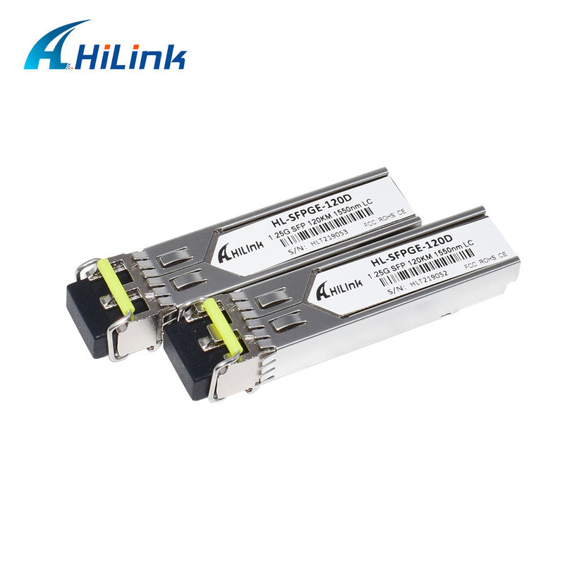 HL-SFPGE-120D HILINK 1.25G SFPトランシーバー 1550nm LCコネクタ DDM GBICモジュール 長距離120km対応 安定した性能