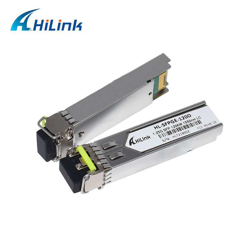 HL-SFPGE-120D HILINK 1.25G SFPトランシーバー 1550nm LCコネクタ DDM GBICモジュール 長距離120km対応 安定した性能