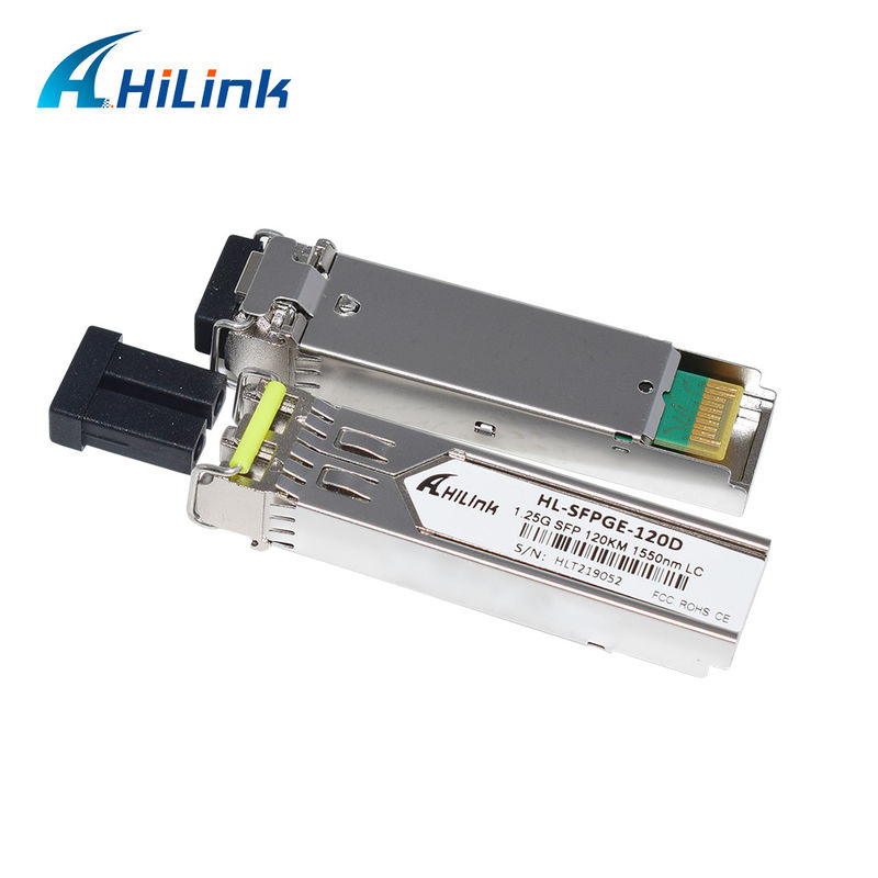 HL-SFPGE-120D HILINK 1.25G SFPトランシーバー 1550nm LCコネクタ DDM GBICモジュール 長距離120km対応 安定した性能