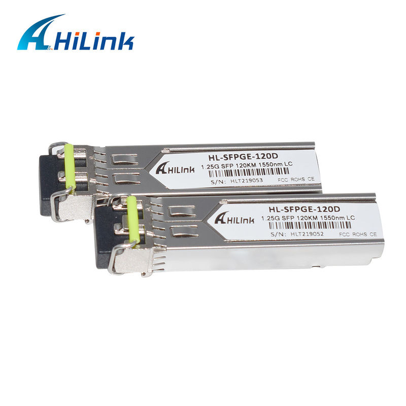HL-SFPGE-120D HILINK 1.25G SFPトランシーバー 1550nm LCコネクタ DDM GBICモジュール 長距離120km対応 安定した性能
