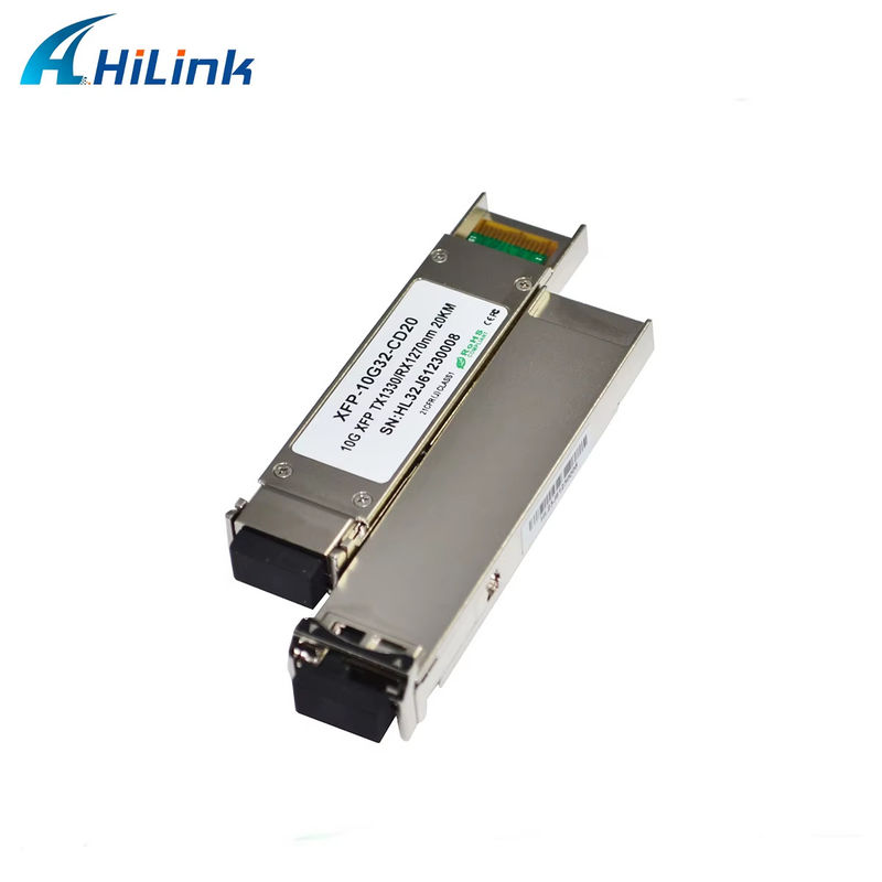 高品質の10GbpsXFP双方向トランシーバーモジュール 光ファイバー機器のための1270/1330nmLCコネクタで20kmの範囲