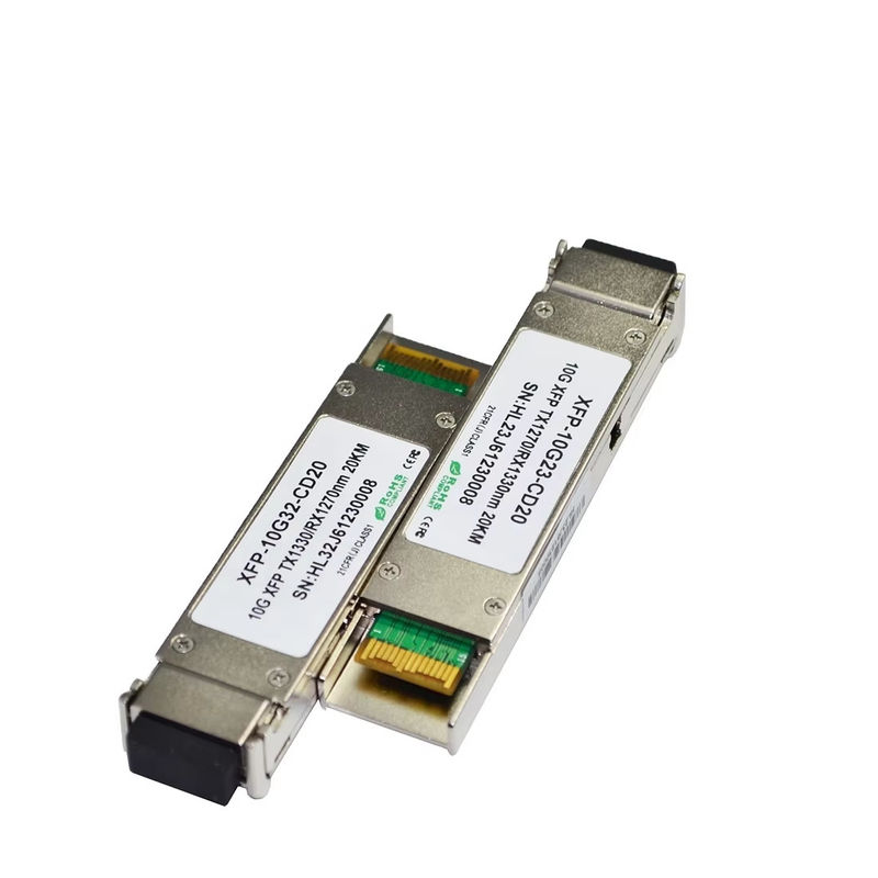 高品質の10GbpsXFP双方向トランシーバーモジュール 光ファイバー機器のための1270/1330nmLCコネクタで20kmの範囲