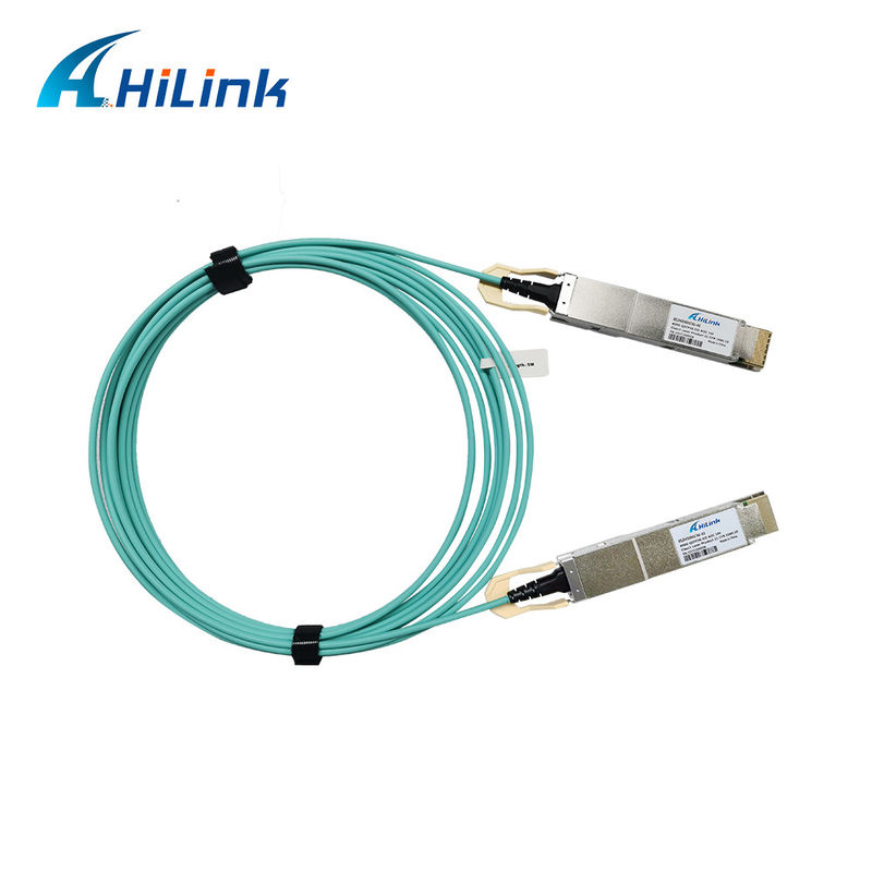 400G QSFP DD アクティブ オプティカルケーブル 8x26.5625GBd ((PAM4) 電界面 DDM 3M MMFケーブル