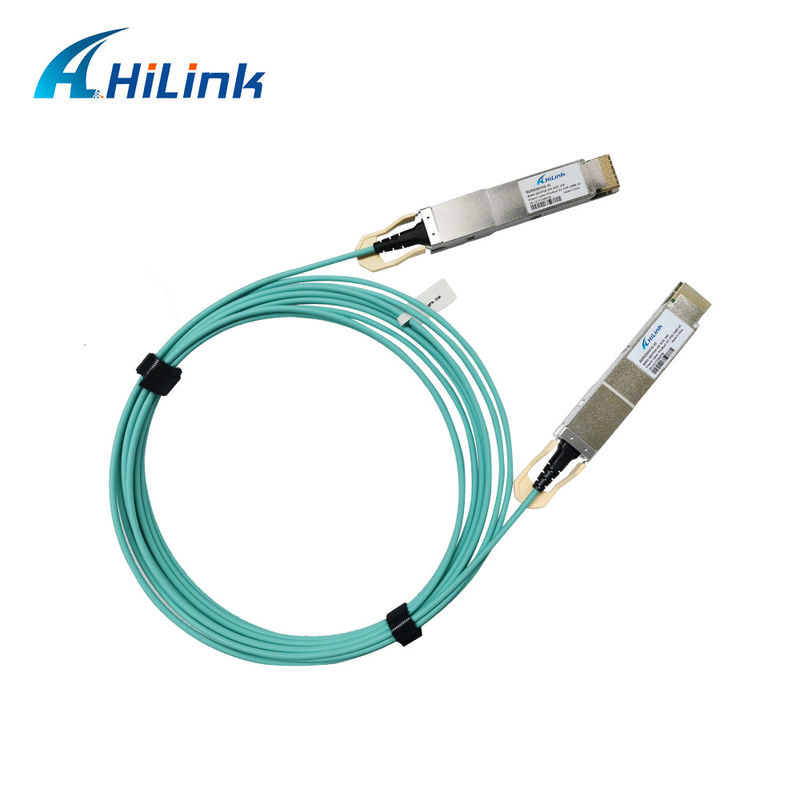 400G QSFP DD アクティブ オプティカルケーブル 8x26.5625GBd ((PAM4) 電界面 DDM 3M MMFケーブル