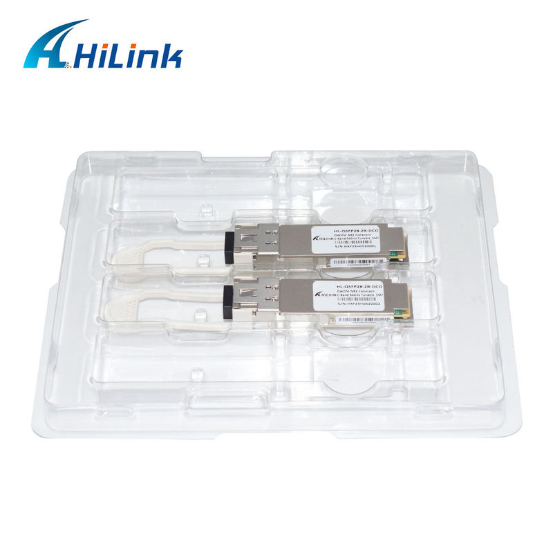 100G ZR QSFP28 デジタルコーレントオプティックトランシーバー ファイバーオプティックトランシーバーの究極のソリューション
