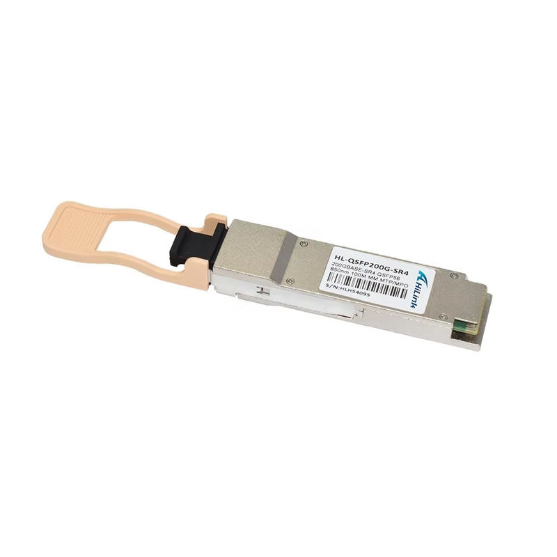 新トレンド 200G ベース QSFP56 SR4 850NM 100M 到達距離 マルチモード MPO コネクタ 光ファイバーモジュール