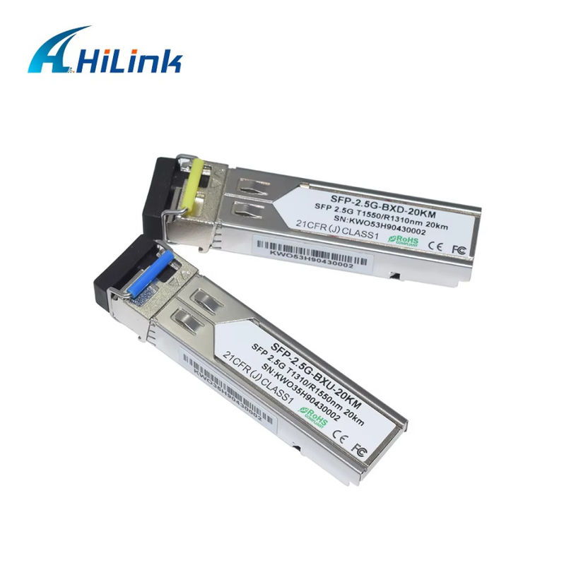 ヒリリンク 2.5Gベース BIDI 20KM WDM 1310NM/1550NM LCコネクタ SFPモジュール