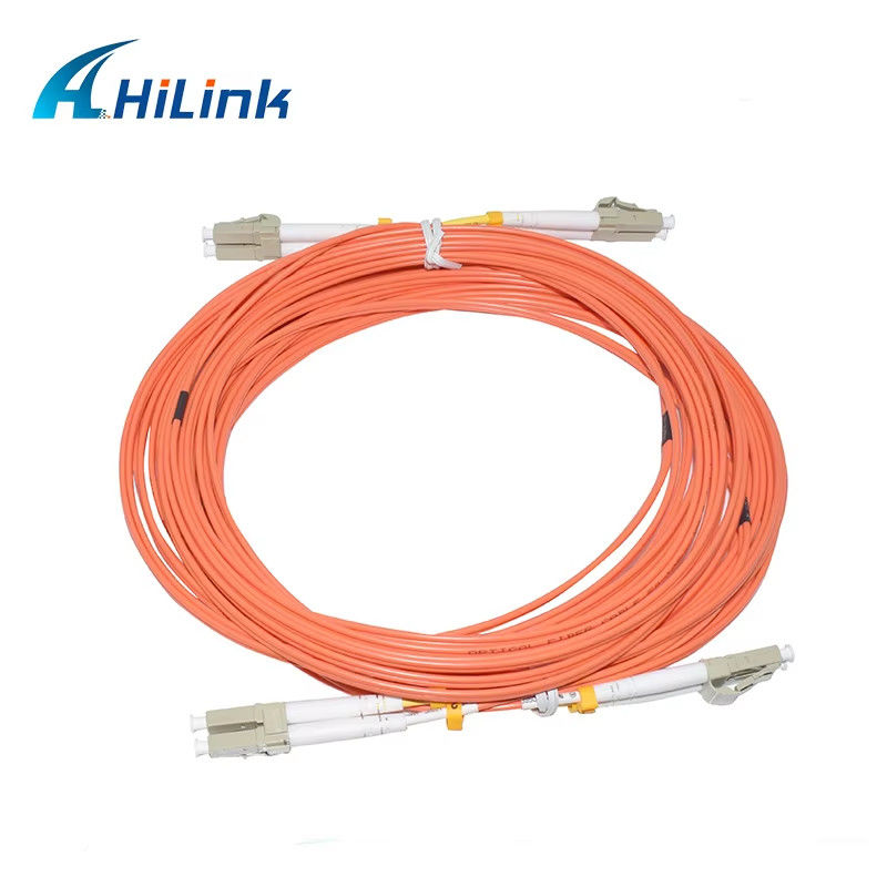 5M LC/UPC から LC/UPC パッチコード 2.0mm デュプレックス 多モード OM2 ファイバーケーブル