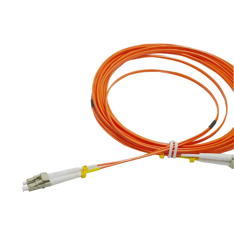 5M LC/UPC から LC/UPC パッチコード 2.0mm デュプレックス 多モード OM2 ファイバーケーブル