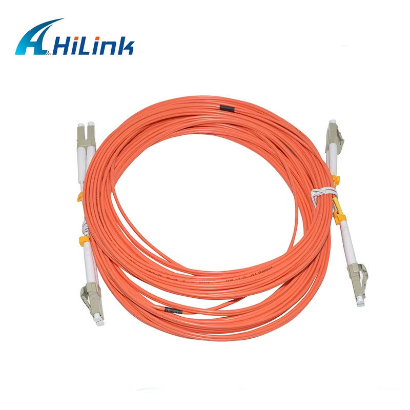 5M LC/UPC から LC/UPC パッチコード 2.0mm デュプレックス 多モード OM2 ファイバーケーブル
