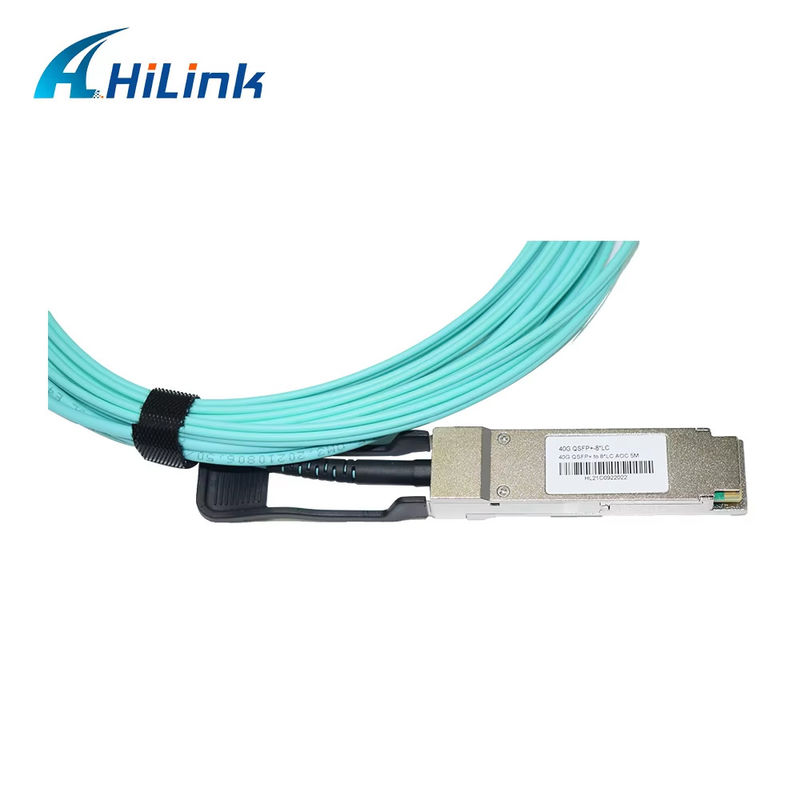 40G QSFP+ - 8xLC AOC 3M ブレイクアウト アクティブ光ケーブル (超短距離用)