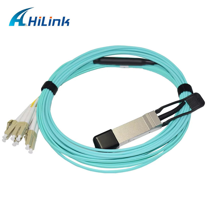 40G QSFP+ - 8xLC AOC 3M ブレイクアウト アクティブ光ケーブル (超短距離用)