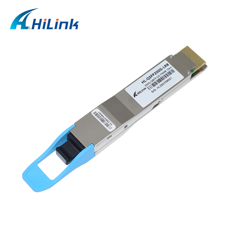 10KM 1310nm MPO16 APC 8度DOM オプティカルトランシーバー 200G QSFP DD LR8 PSM8 波長距離