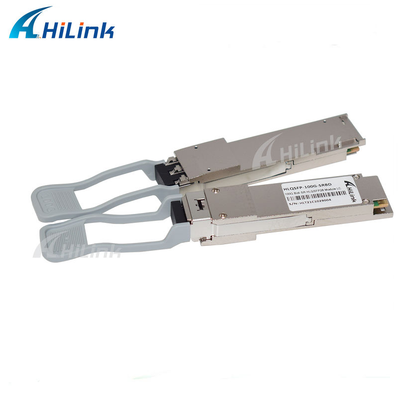 100G QSFP28 SRBD 100m バイダイデュプレックス LC ホットプラグ可能 850/900nm VCSEL PAM4 2x50G マルチモード