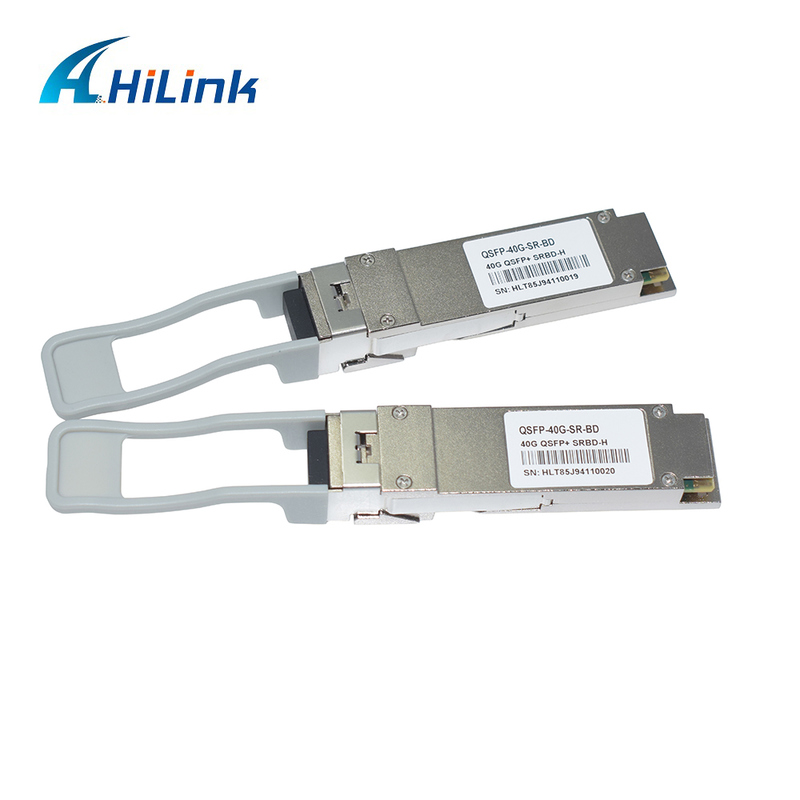 40Gb/s 100m QSFP+ 光ファイバー モジュール バイダイデュプレックス LC ホットプラグ可能 850/900nm MMF