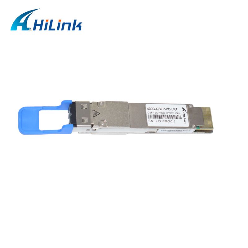 Hilink 400Gb/s QSFP-DD LR4 10km SMF デュプレックス LC オプティカルトランシーバー RoHS対応