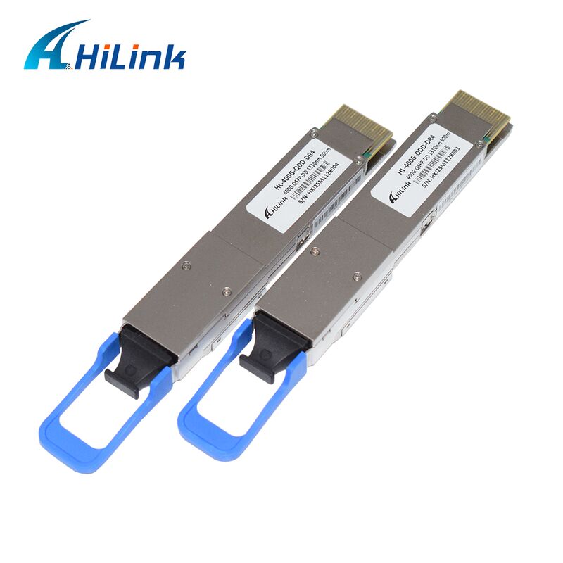 Hilink HL-400G-QDD-DR4 400Gb/s 500M QSFP-DD DR4 MPO-12 光トランシーバー互換モジュール