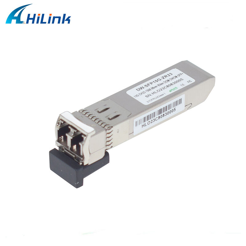 Hilink 10Gb SFP+ DWDM SFP 100GHZ CH17～61 オプション 80km トランシーバー 光モジュール デュプレックス LC コマーシャル インダストリアル