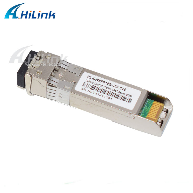 10G SFP+ DWDMトランシーバー 80km 100km CH17～61 120km CH20～55 100GHz 産業用/商用温度
