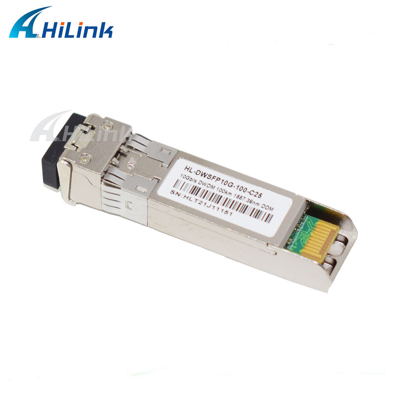 10G SFP+ DWDMトランシーバー 80km 100km CH17～61 120km CH20～55 100GHz 産業用/商用温度