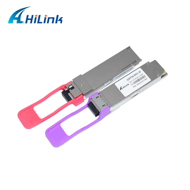 Hilink HL-QSFP28-100G-UD-20 100Gb/s 20km QSFP28 BIDI LR1 オプティカルトランシーバーモジュール