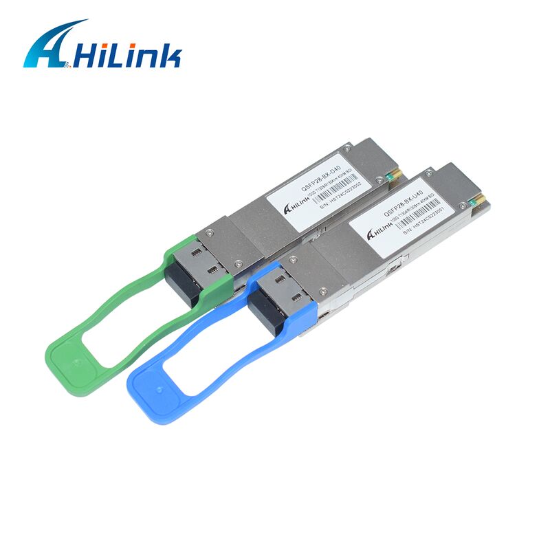 データセンター向け 40km伝送対応 100G BiDi光トランシーバー Hilink QSFP28-BX-UD40