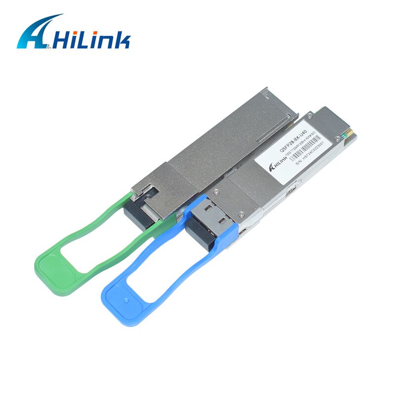 データセンター向け 40km伝送対応 100G BiDi光トランシーバー Hilink QSFP28-BX-UD40