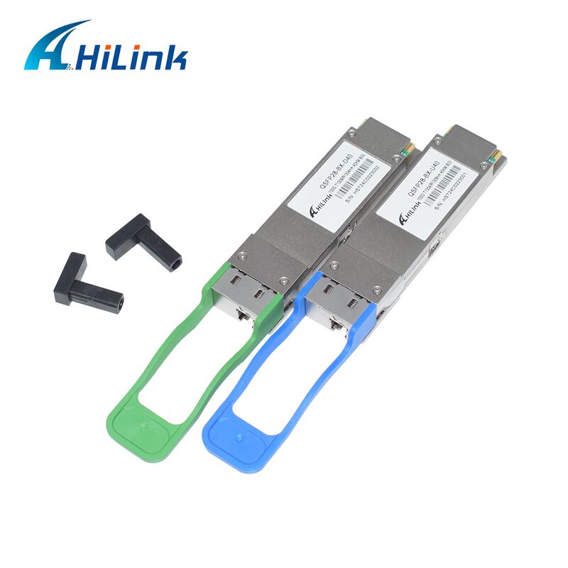 データセンター向け 40km伝送対応 100G BiDi光トランシーバー Hilink QSFP28-BX-UD40