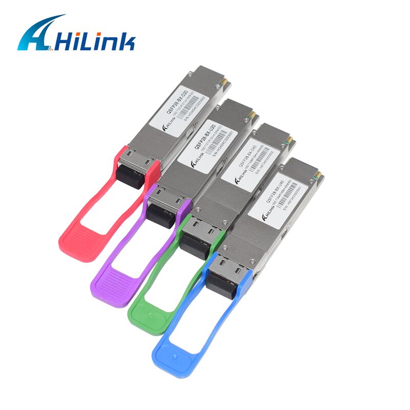 データセンター向け 40km伝送対応 100G BiDi光トランシーバー Hilink QSFP28-BX-UD40