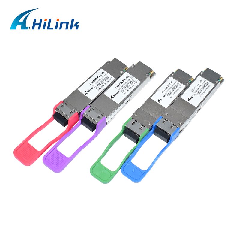 データセンター向け 40km伝送対応 100G BiDi光トランシーバー Hilink QSFP28-BX-UD40